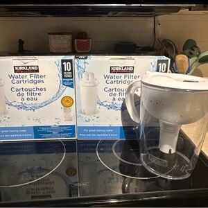 Kirkland Water Filter Pitcher with Cartridges